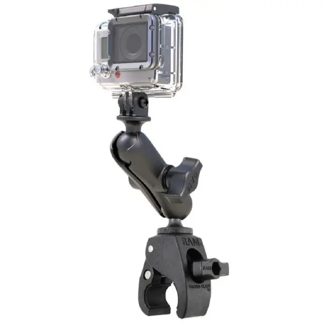 RAM Tough-Claw Action Camera Mount Feste med klype og arm for actionkamera 