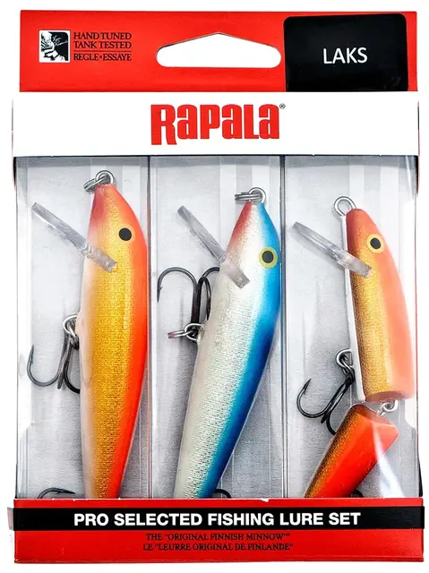 Rapala Laksesett Wobblersett for ivrige laksefiskere 