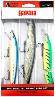 Rapala Gjeddesett 3-pack wobbler imitasjoner av sm&#229;fisk
