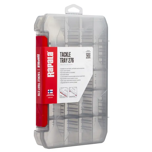 Rapala Tackle Tray 276 Sluk og wobblerboks i høy kvalitet 