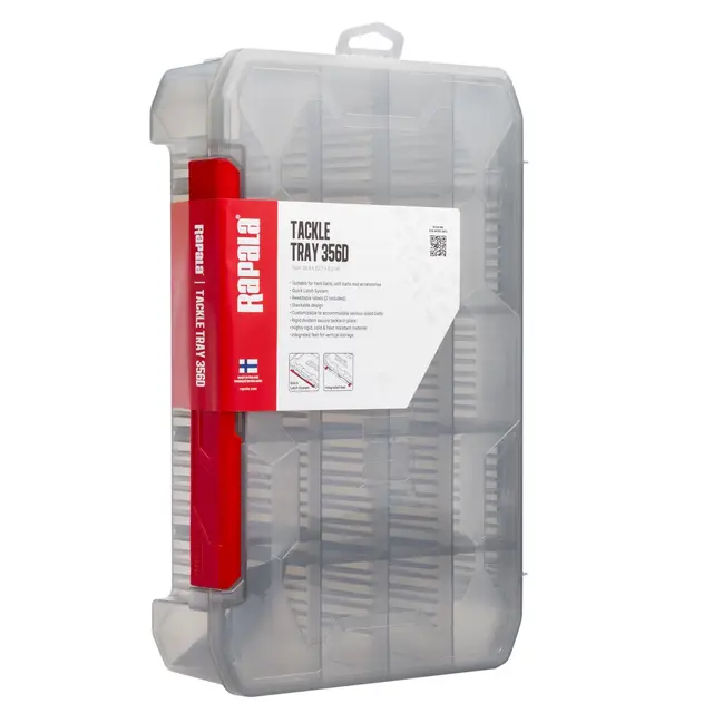 Rapala Tackle Tray 356D Sluk og wobblerboks i høy kvalitet 