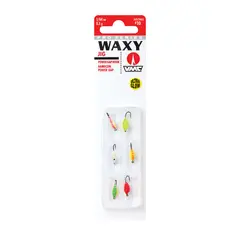 VMC Waxy Jig Kit Glow 6pk 1,8g
