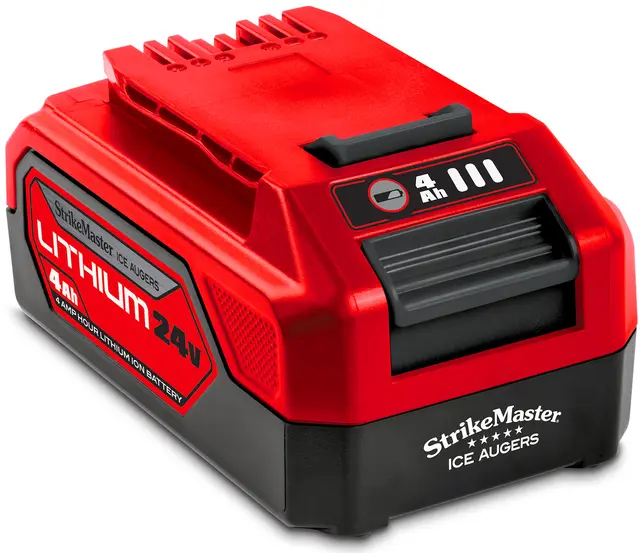 Strikemaster Lithium 24v Motor, lader på 2 timer 