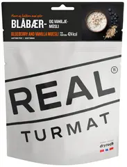 Real Turmat Bl&#229;b&#230;r og vaniljem&#252;sli Frisk, s&#248;t og smakfull frokostrett
