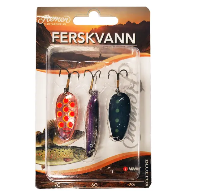 Remen Blue Fox Ferskvann sluksett 3-pack 