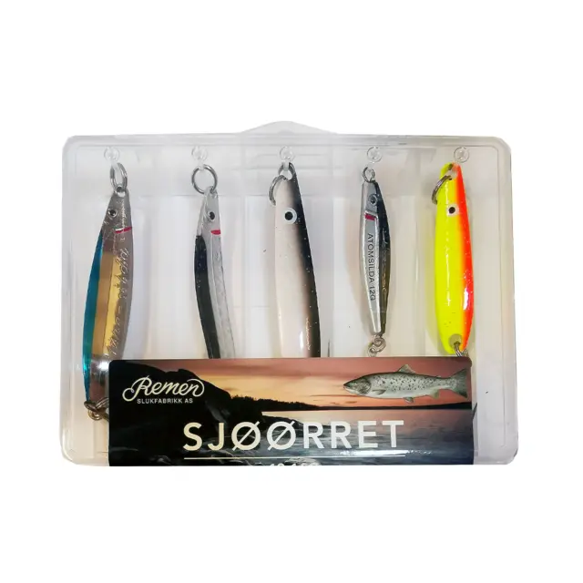 Remen Sjøørret 12-16g Sluksett til sjøørretfiske med slukboks 