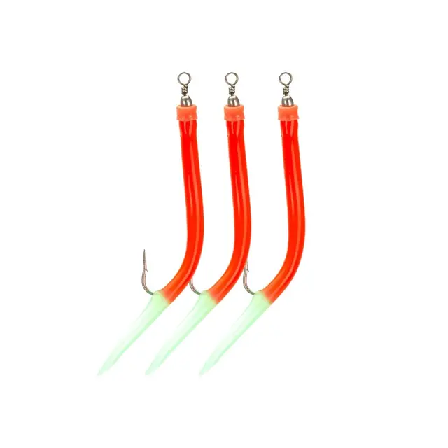 Søvik Gummimark Fluo Rød/selvlysende #6/0 3pk 