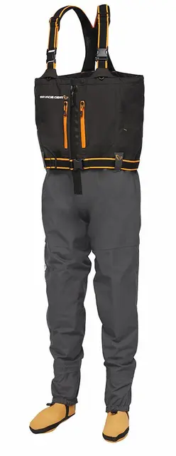 Savage Gear SG8 Chest Zip Wader M Stocking Foot 42-44/8-10 