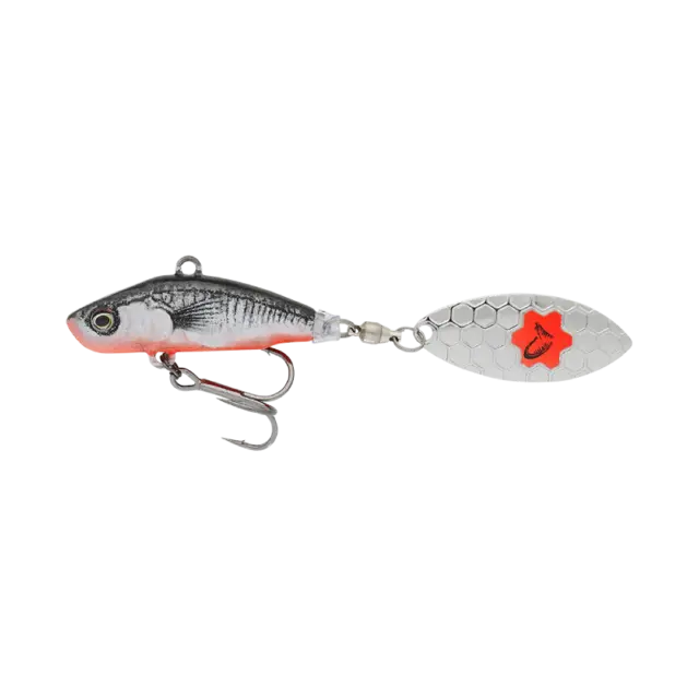 Savage Gear 3D Sticklebait Spin 9g Black Red 