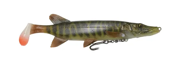 Savage Gear 4D Pike Shad 20cm Striped Pike - 65g 