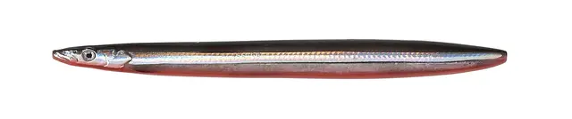 Savage Gear 3D Line Thru Sandeel 11g Black & Red UV 8,5cm 