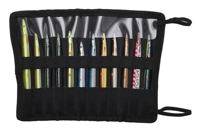 Savage Gear Roll Up Pouch Mappe til 12 stk Line Thru Sandeel 