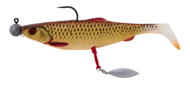 Savage Gear Screwin Spin Teaser S Silver Red, 3pk 