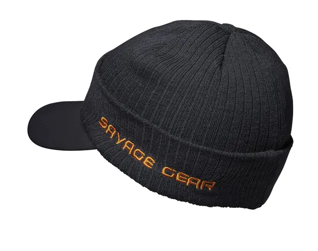 Savage Gear Peak Beanie Rock Grey, One Size 