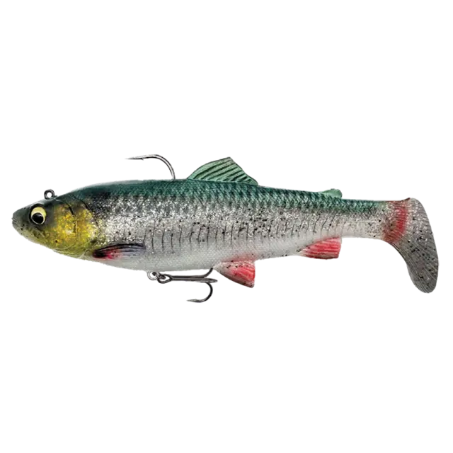 Savage Gear 4D Rattle Shad Trout 35g Green Silver 12,5cm 