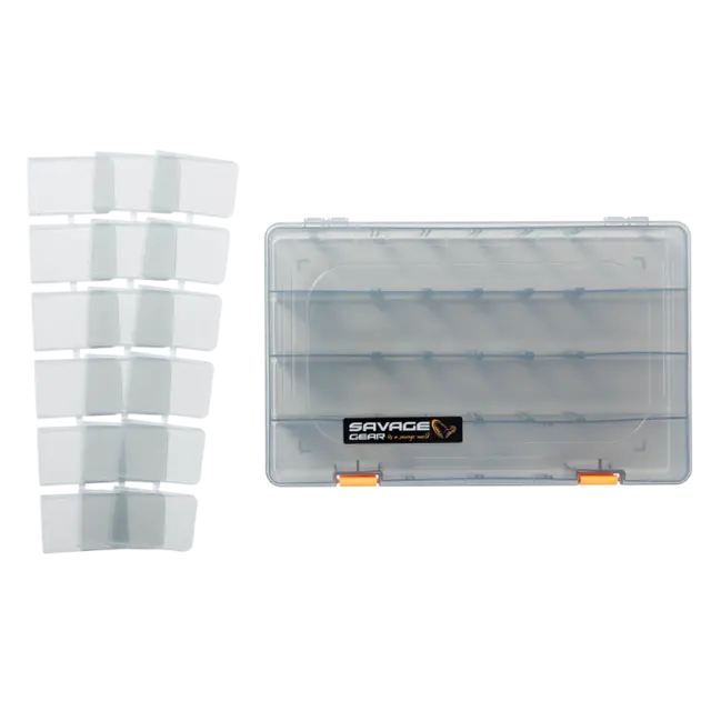 Savage Gear Lurebox 6B 36x22,5x5cm med faste rom og romdeler 