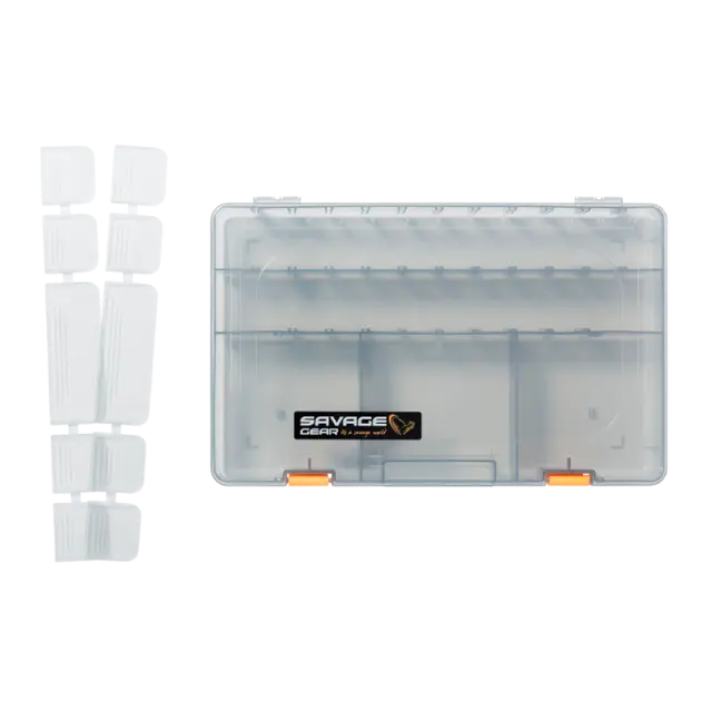 Savage Gear Lurebox 6D 36x22,5x5cm med faste rom og romdeler 