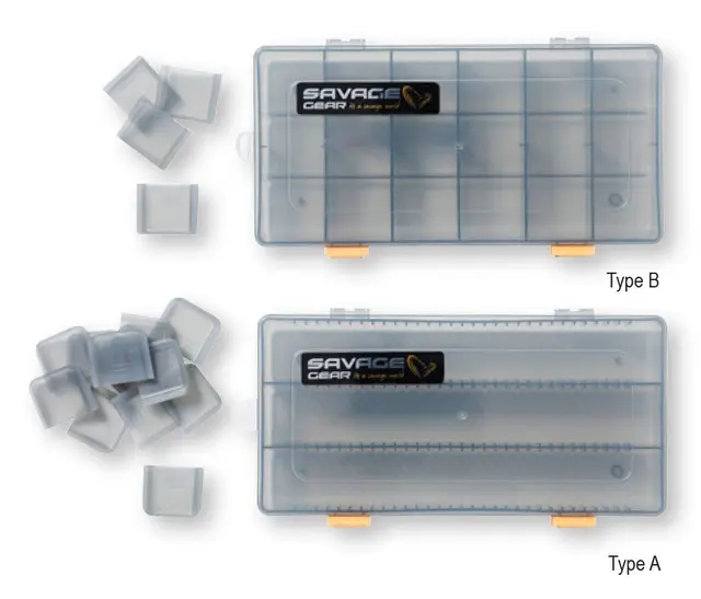 Savage Gear Flat Lure Box Smoke Kit Den perfekte store slukboksen 