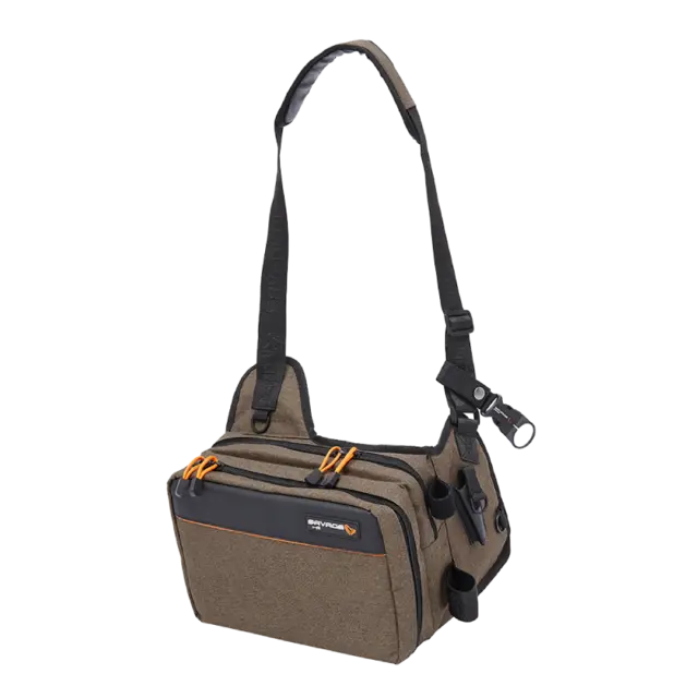 Savage Gear Specialist Sling Bag Slingbag med 1 slukboks og 10 riggposer 