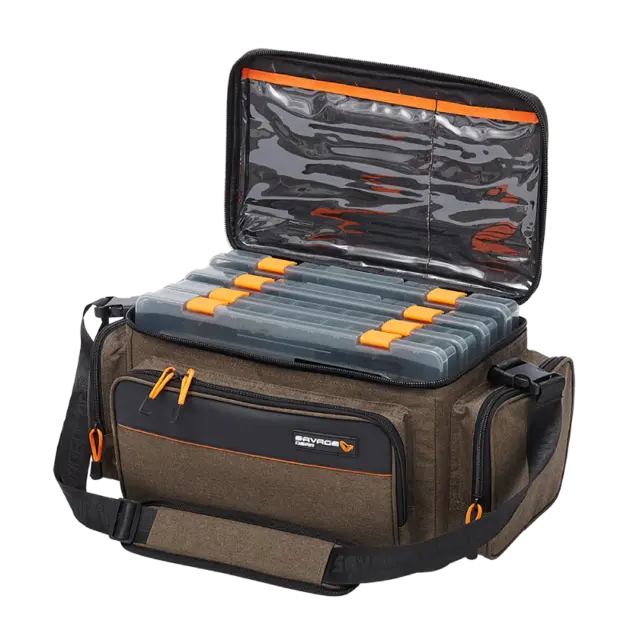 Savage Gear System Box Bag L Fiskeveske for fiskeutstyr 