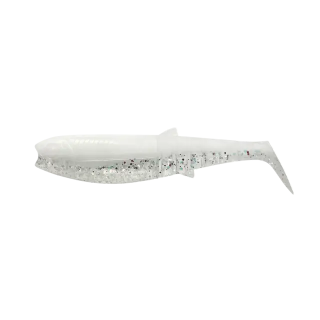 Savage Gear Cannibal Shad 6,8cm 3g White Flash 5-pack 