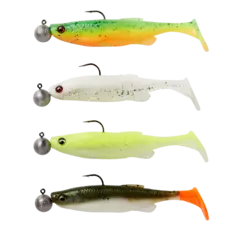SG Fat Minnow T-Tail RTF 7,5cm 7,5g #1/0 Ready to fish Darkwater Mix Sinking