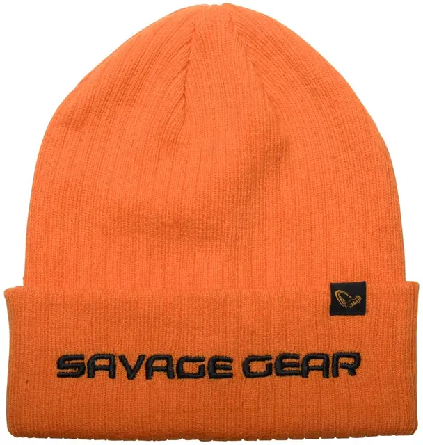 Savage Gear Fold-Up Beanie Sun Orange, One Size 