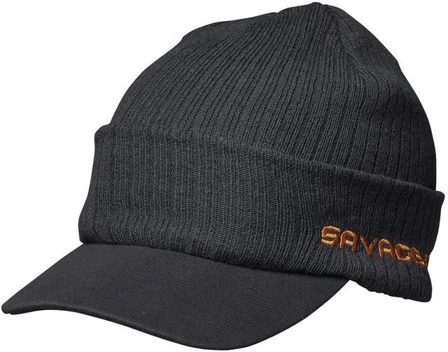 Savage Gear Peak Beanie Rock Grey, One Size 