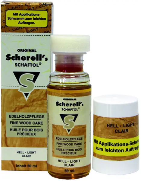 Scherell Schaftol lys olje stokkolje 50ml som beskytter mot vær og vind 