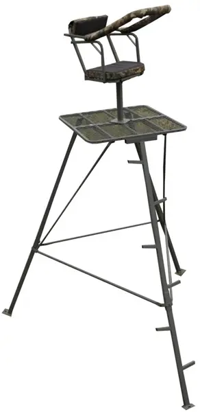 Schou Jakttårn 10' Frittstående med dreibar stol. 