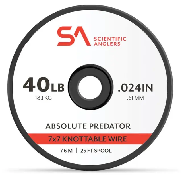 SA Absolute Predator 7×7 Knotable Wire Tilgjengelig i 25lb og 40lb 