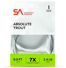 SA Absolute Trout Finesse Leader 10&#39; 7X 0,10 mm