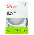 SA Absolute Trout Leader 3-Pack