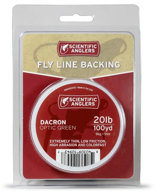 SA Backing Optic Green 100yd 20lb Din neste backing 