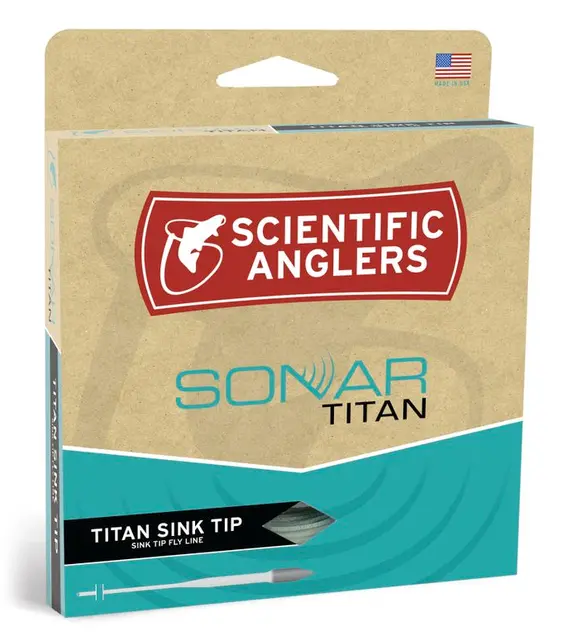 SA Sonar Titan Sink Tip WF5-F/I Flettet multifilamentkjerne 