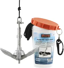 Scotty 797 Anchor Kit Ankerpakke med tau og oppbevaringsboks