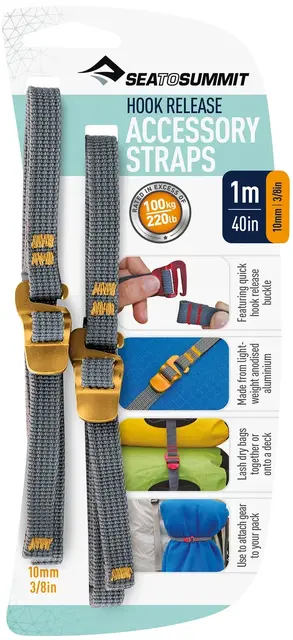 STS Tiedown Strap 10mm 1m Pakkrem, Gul 