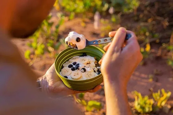 STS X-Set 3 Bowl Mug Plate Praktisk og kompakt servisesett 