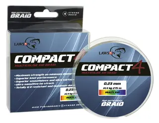Lawson Compact 4 X10 0,28 mm 3000m Overlegen knutestyrke 18,2kg