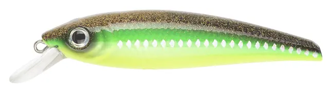 Prey Salmon Target UV Greenlander 8,5cm Wobbler som flyter og kaster langt 
