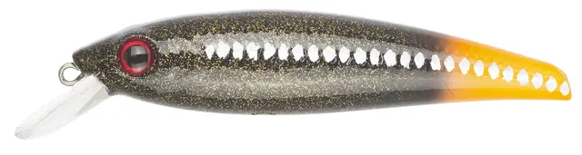 Prey Salmon Target UV Orange Tail 8,5cm Wobbler som flyter og kaster langt 