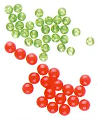 S&#248;vik Round Beads 8mm Green Pakke &#225; 20 stk