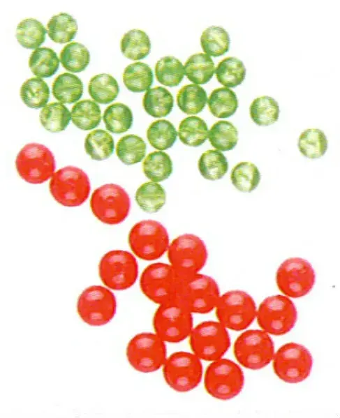 Søvik Round Beads 8mm Green Pakke á 20 stk 