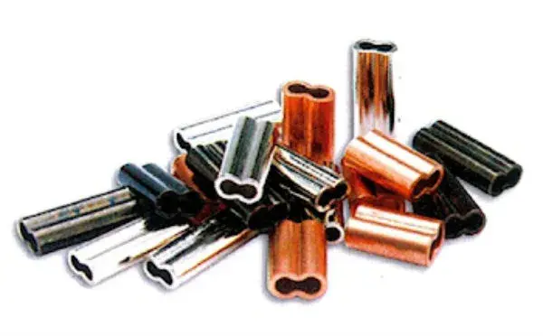 Søvik Copper Double Sleeve Black 1mm Pakke á 10 stk 