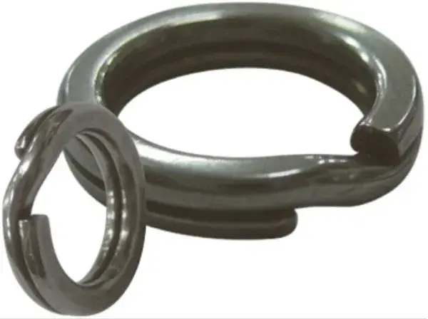 Søvik Heavy Duty Bent Split Rings 5mm Pakke á 8 stk 