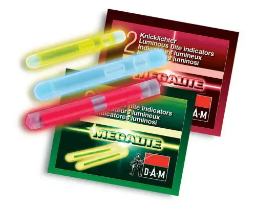 DAM Megalite Lightstick Blå 2 stk lysstaver i pakken 