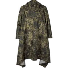 Seeland Taxus Camo Rain Poncho Komprimerbar og vanntett regnponcho
