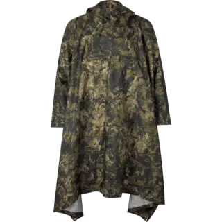 Seeland Taxus Camo Rain Poncho Komprimerbar og vanntett regnponcho
