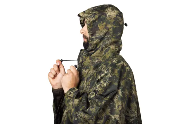 Seeland Taxus Camo Rain Poncho Komprimerbar og vanntett regnponcho 