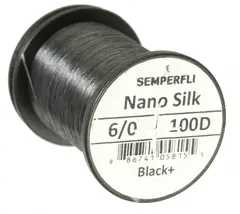 Semperfli Nano Silk Predator 100D 6/0 Black+